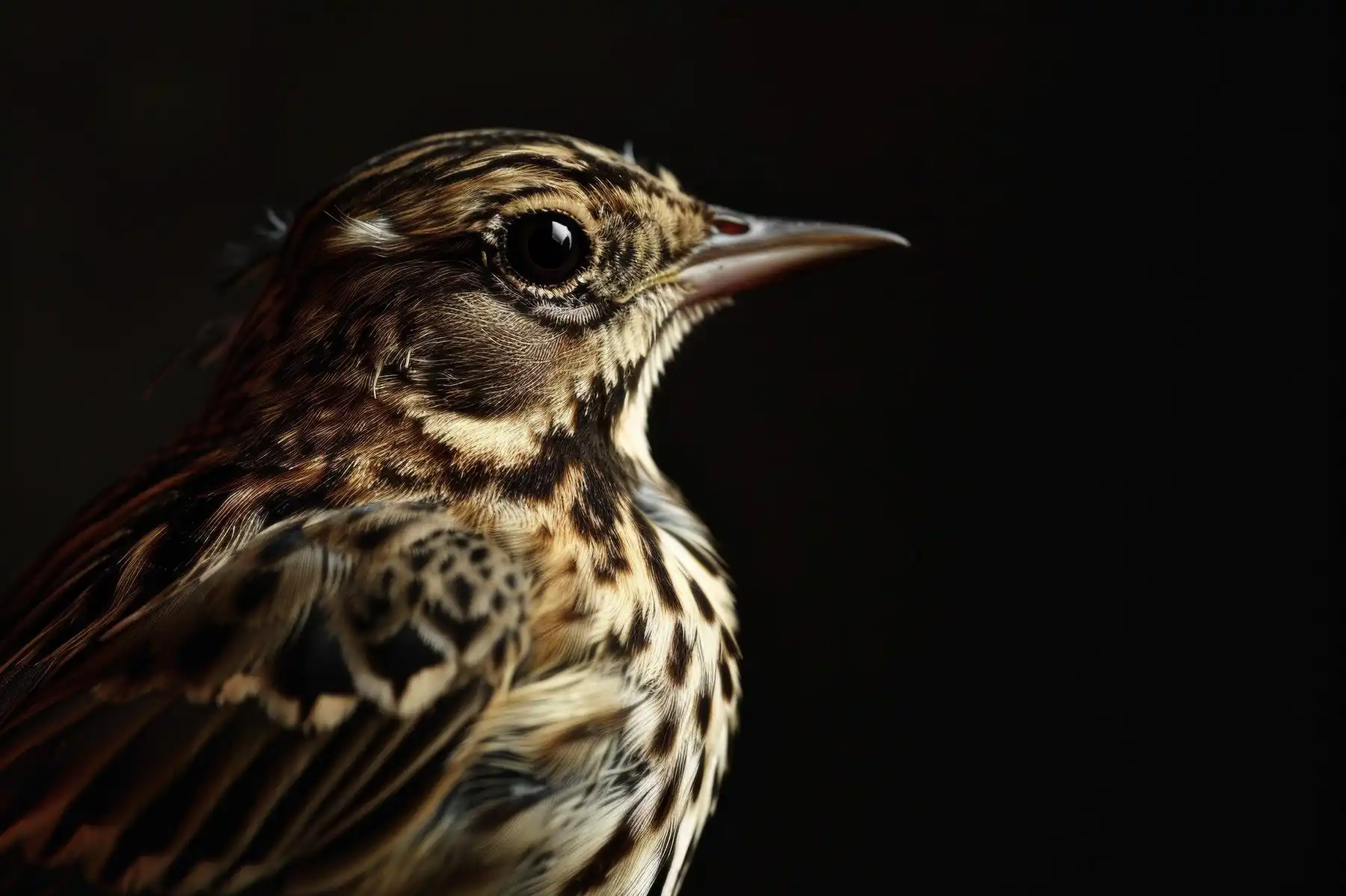 A sparrow at rest